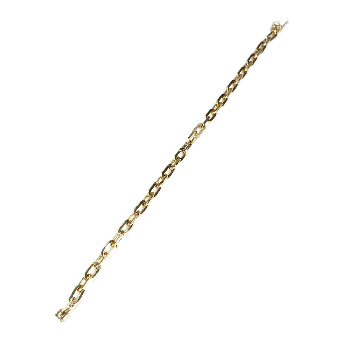 Bracelet d'occasion or 750 jaune maille fantiaisie 19,5 cm - vue 2