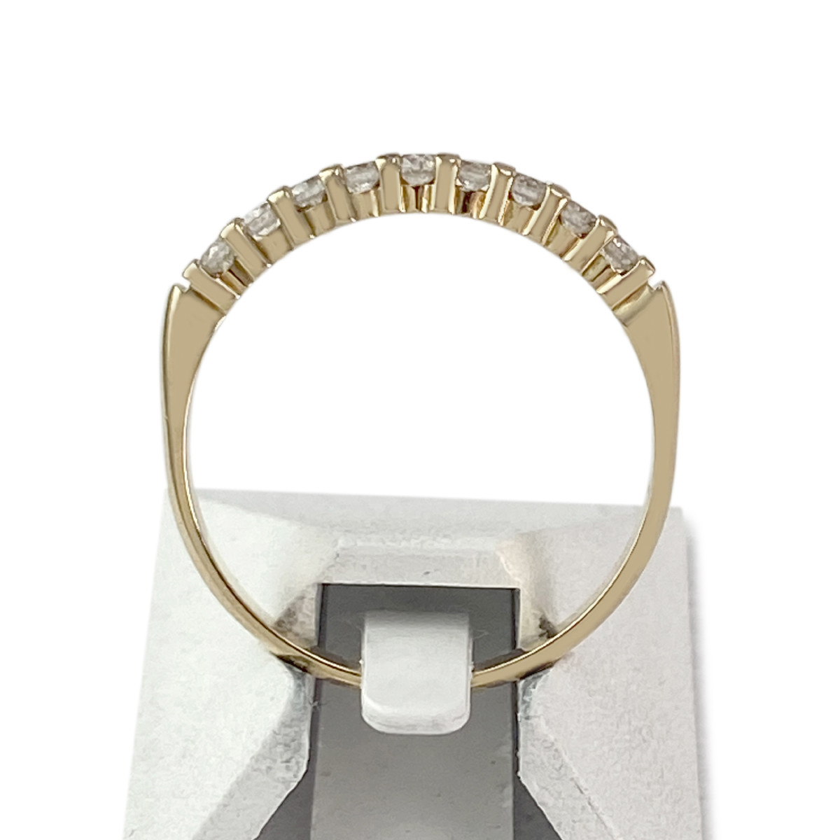 Bague d'occasion or 750 jaune diamants - vue 3