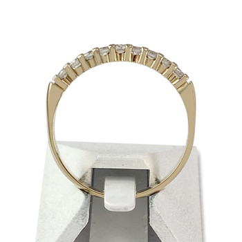 Bague d'occasion or 750 jaune diamants