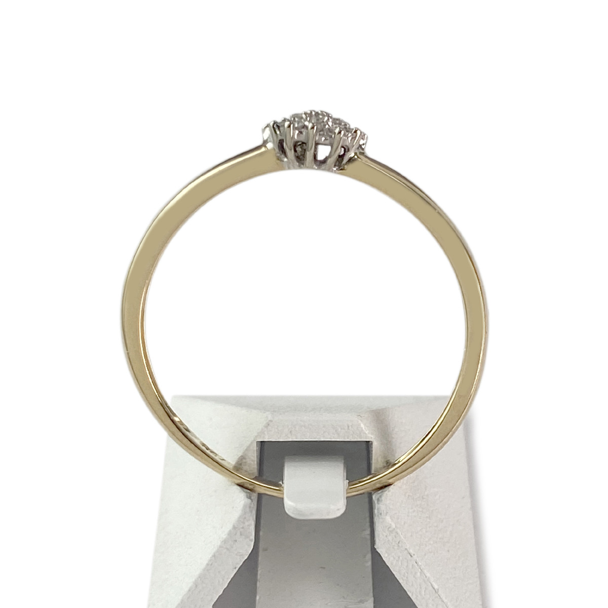 Bague d'occasion 2 ors 750 diamants - vue 3
