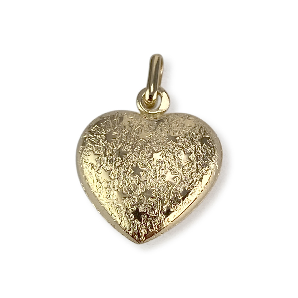 Pendentif coeur d'occasion or 750 jaune - vue 2
