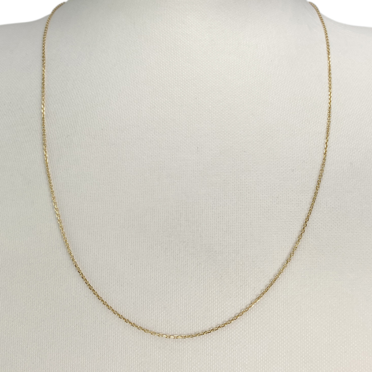 Chaîne d'occasion or 750 jaune maille forçat 51,5 cm - vue 2