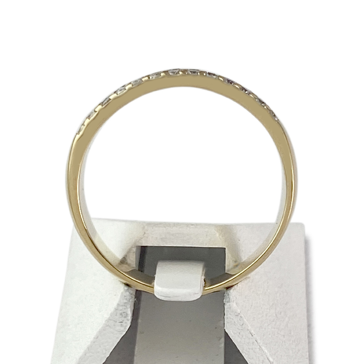 Bague d'occasion or 750 jaune diamants - vue 3