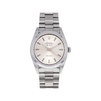 Montre d'occasion ROLEX Air King mixte automatique bracelet acier