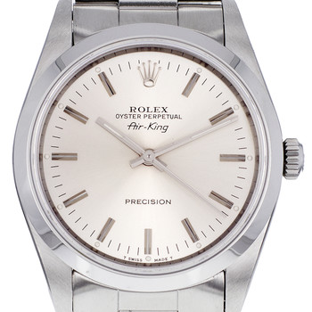 Montre d'occasion ROLEX Air King mixte automatique bracelet acier