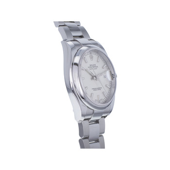 Montre d'occasion ROLEX DateJust homme mouvement automatique certifié (cosc) bracelet acier