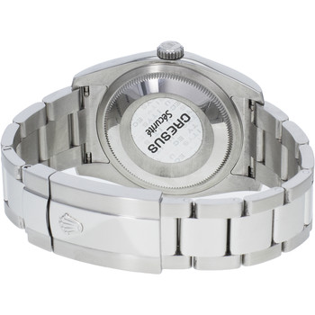 Montre d'occasion ROLEX DateJust homme mouvement automatique certifié (cosc) bracelet acier