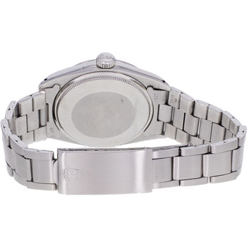 Montre d'occasion ROLEX Oyster Date mixte mouvement automatique certifié (cosc) bracelet acier