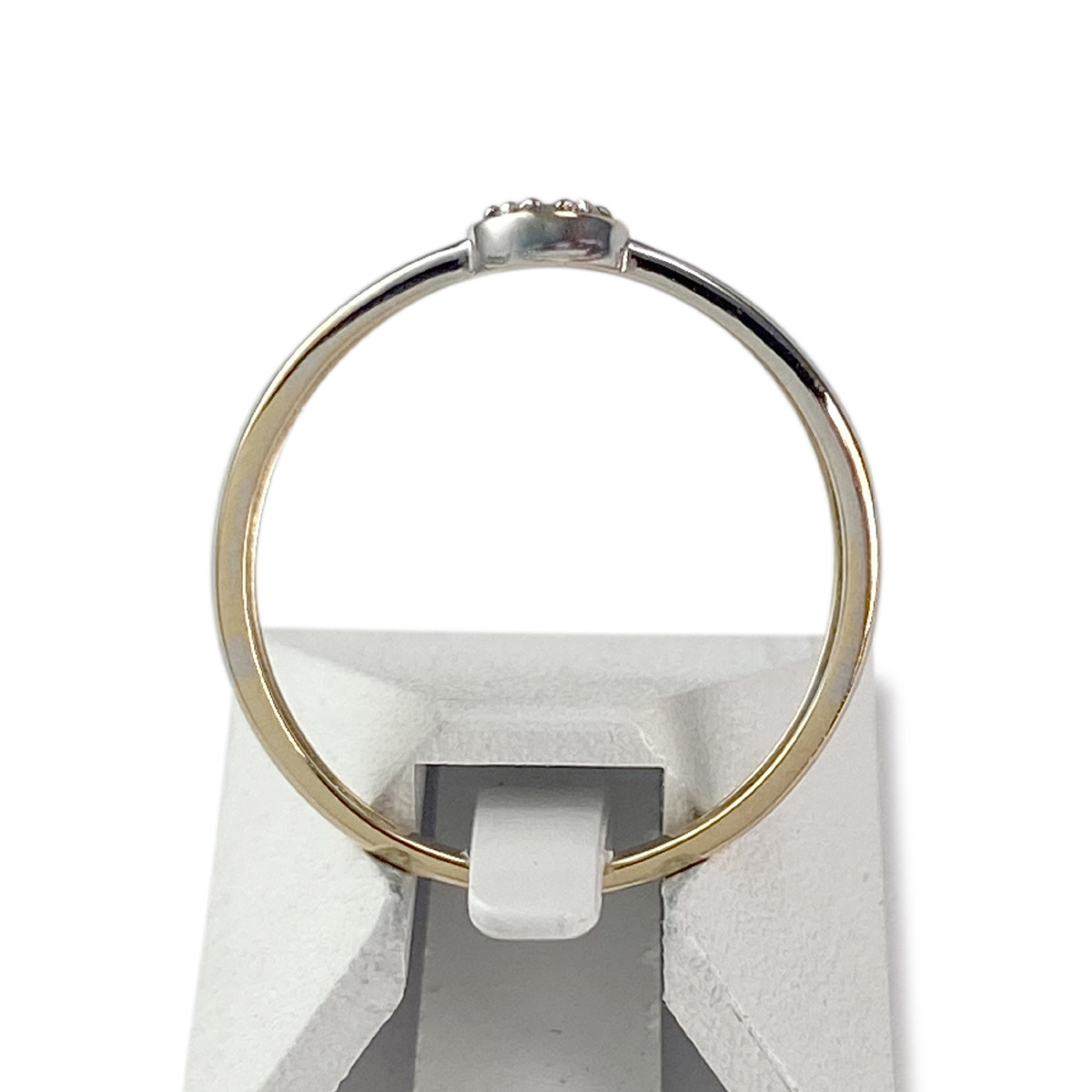 Bague d'occasion 2 ors 750 diamants - vue 3