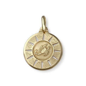 Pendentif d'occasion or 750 jaune scorpion