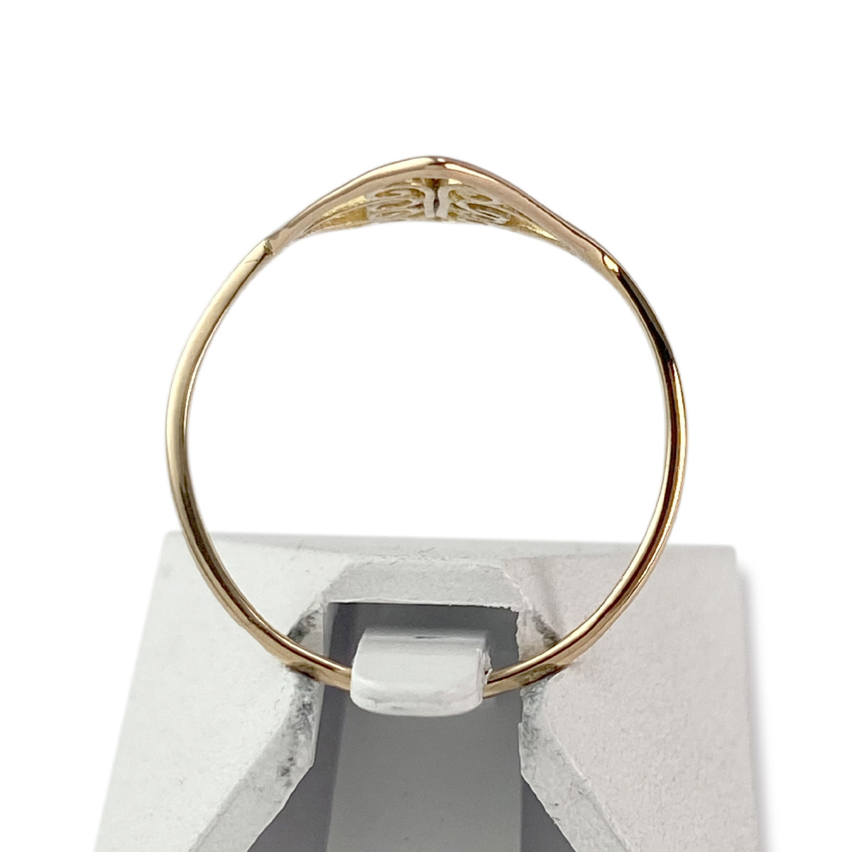 Bague d'occasion or 750 jaune filigrane - vue 3