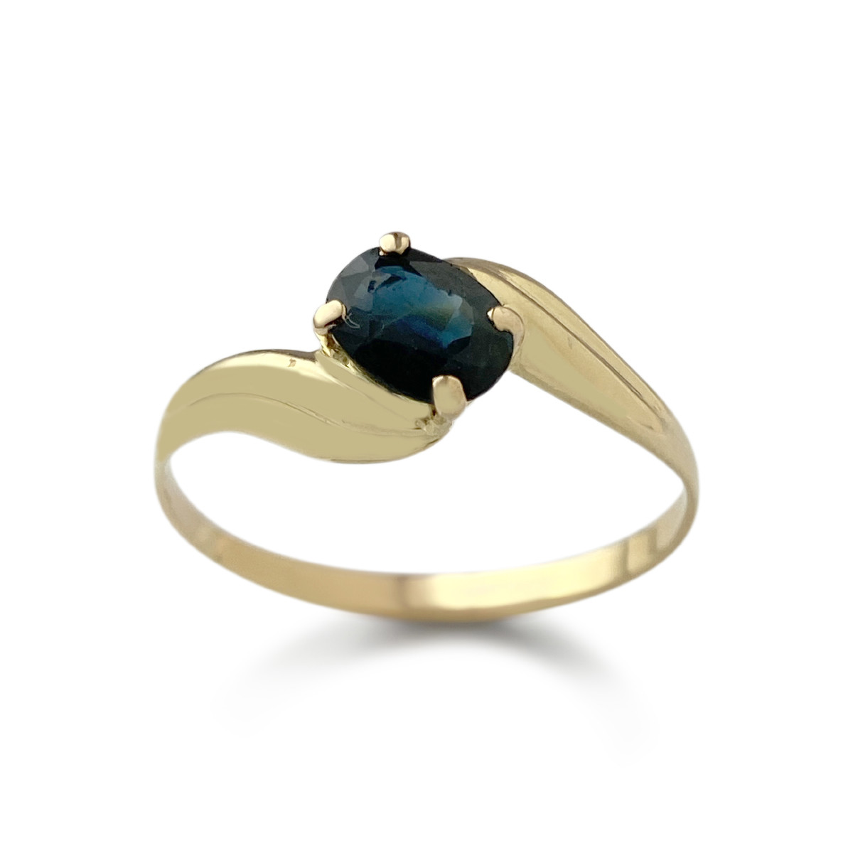 Bague d'occasion or 750 jaune saphir