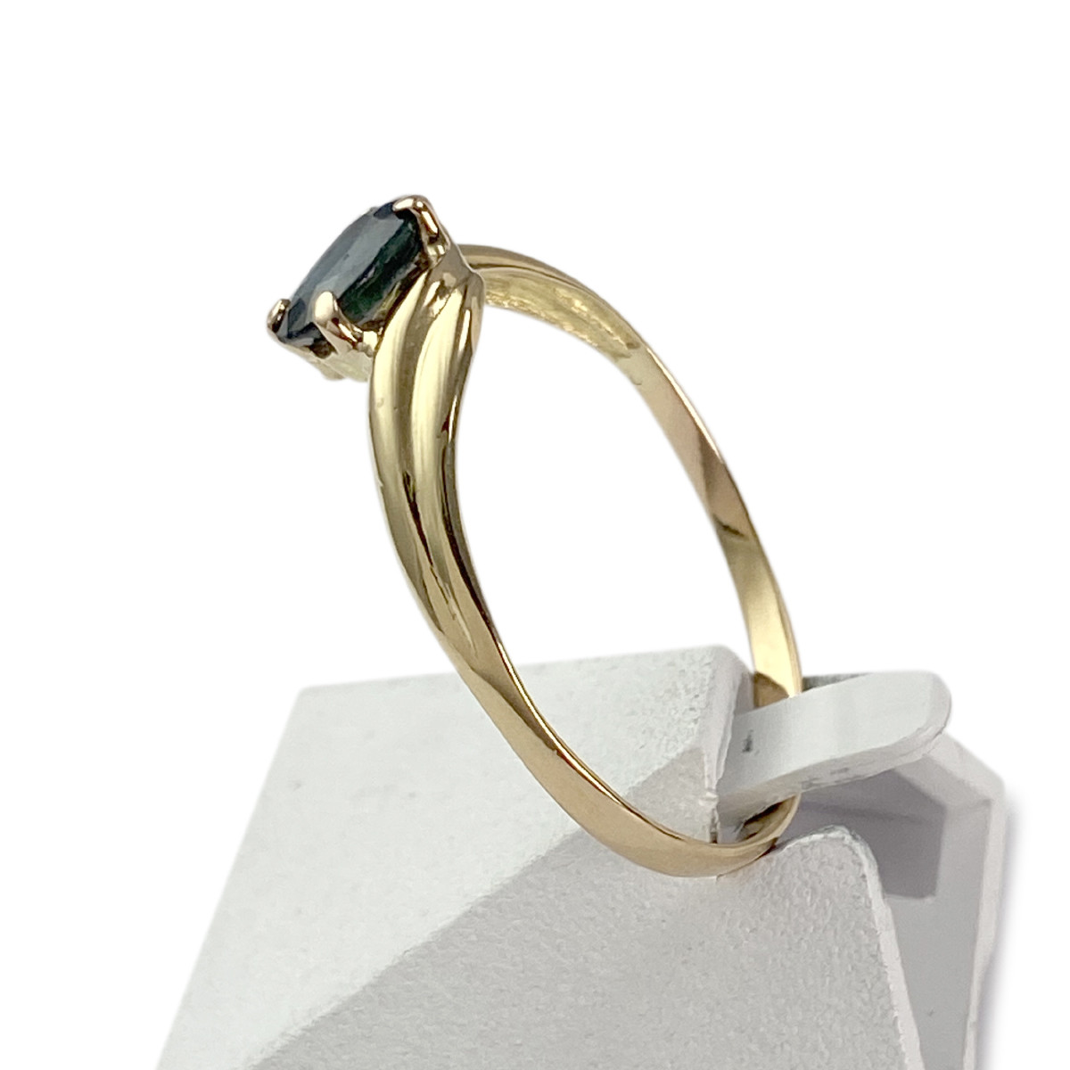 Bague d'occasion or 750 jaune saphir - vue 2