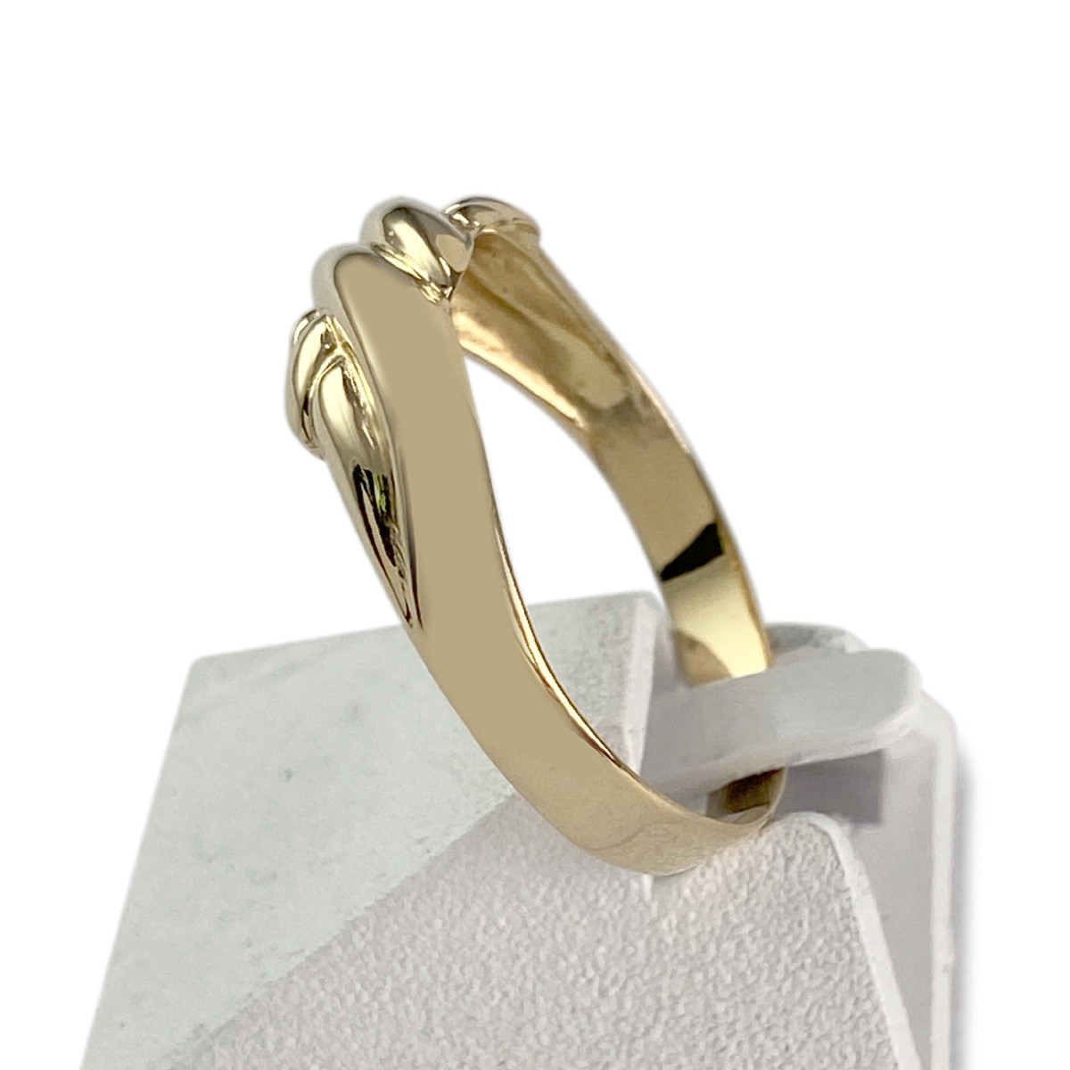 Second-hand 750 yellow gold ring - view 2