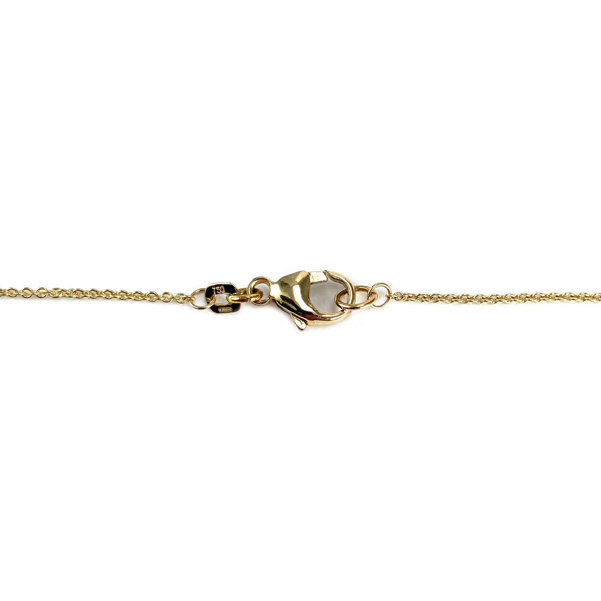 Collier d'occasion or 750 jaune maille jaseron 43 cm - vue 3