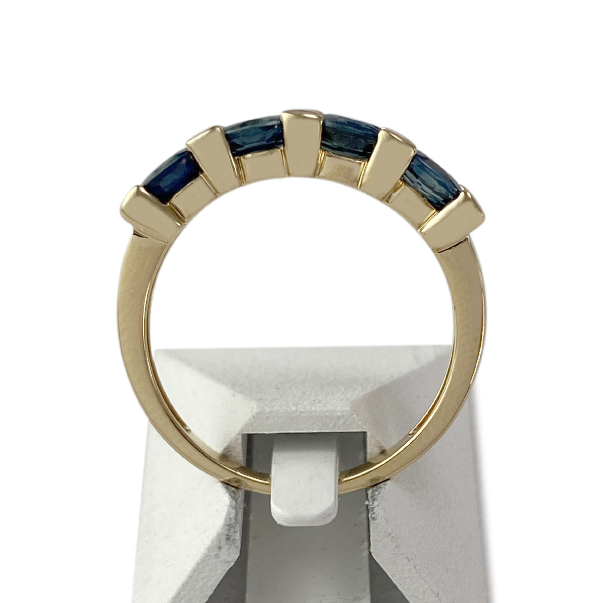 Bague d'occasion or 750 jaune saphirs - vue 3
