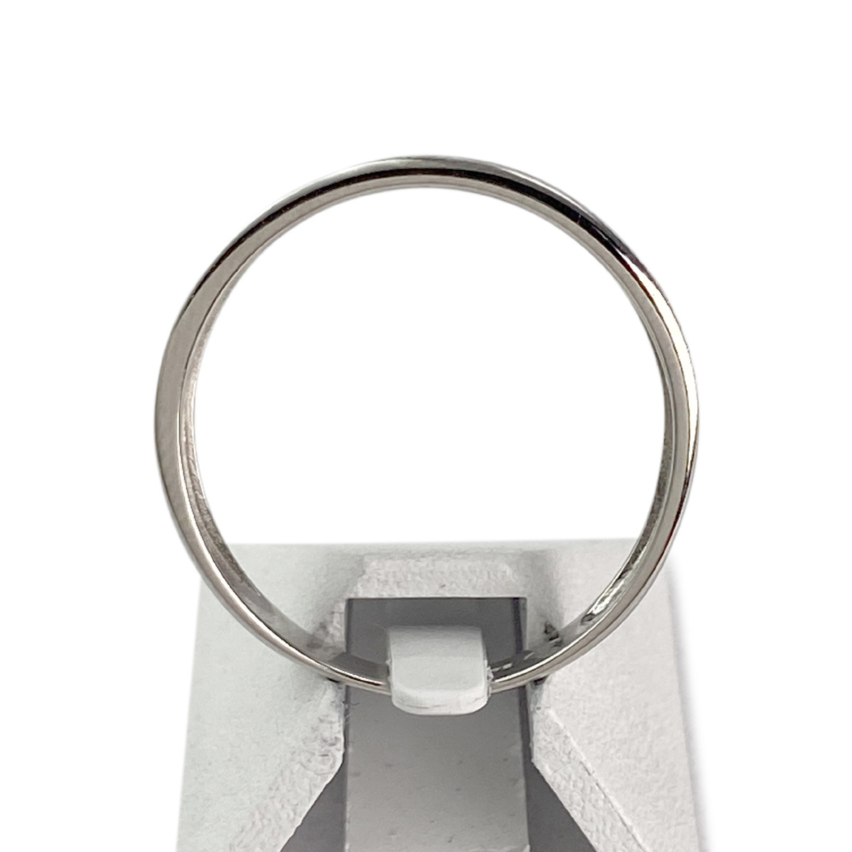 Bague d'occasion or 375 blanc diamants - vue 3