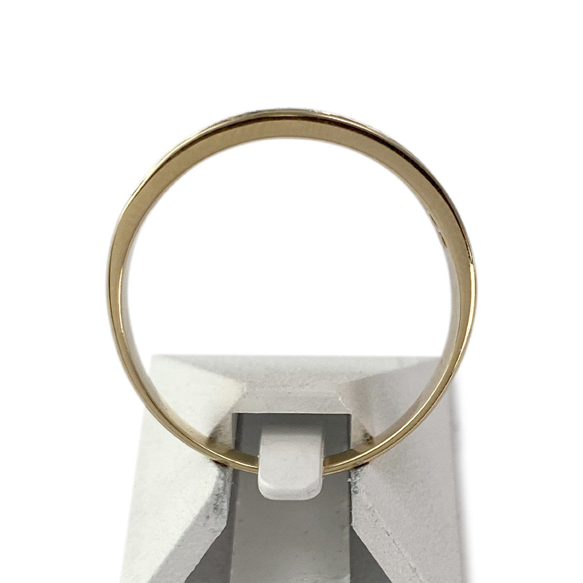Bague d'occasion or 750 jaune diamants rubis - vue 3