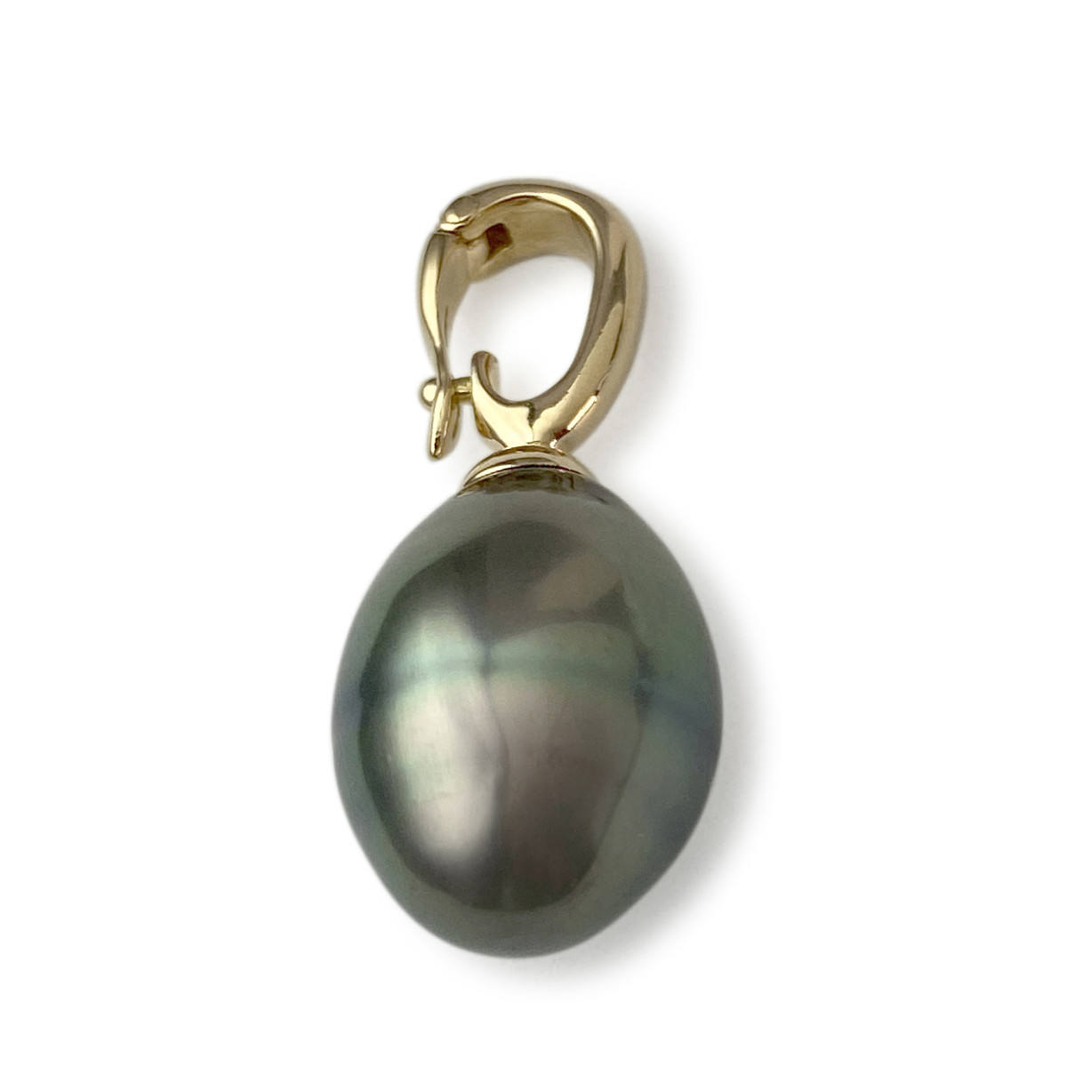 Pendentif d'occasion or 750 jaune perle de tahiti - vue 2