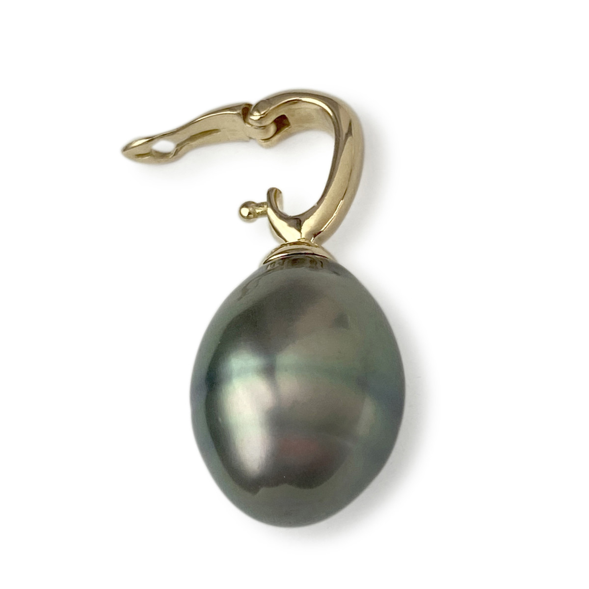 Pendentif d'occasion or 750 jaune perle de tahiti - vue 3