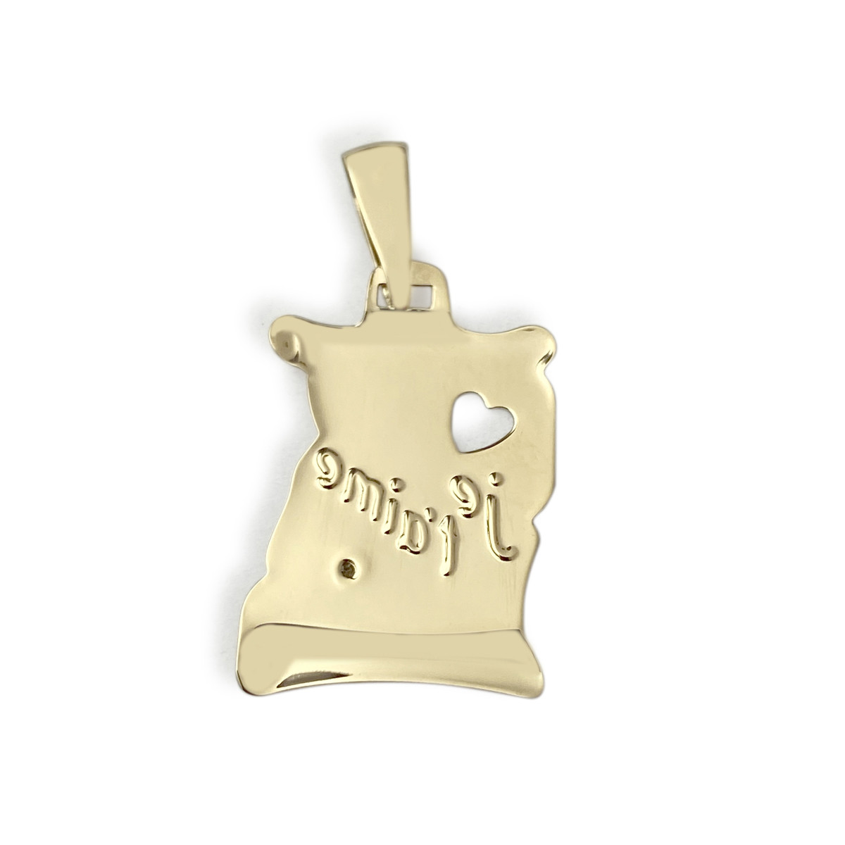 Pendentif d'occasion or 750 jaune diamant - vue 2