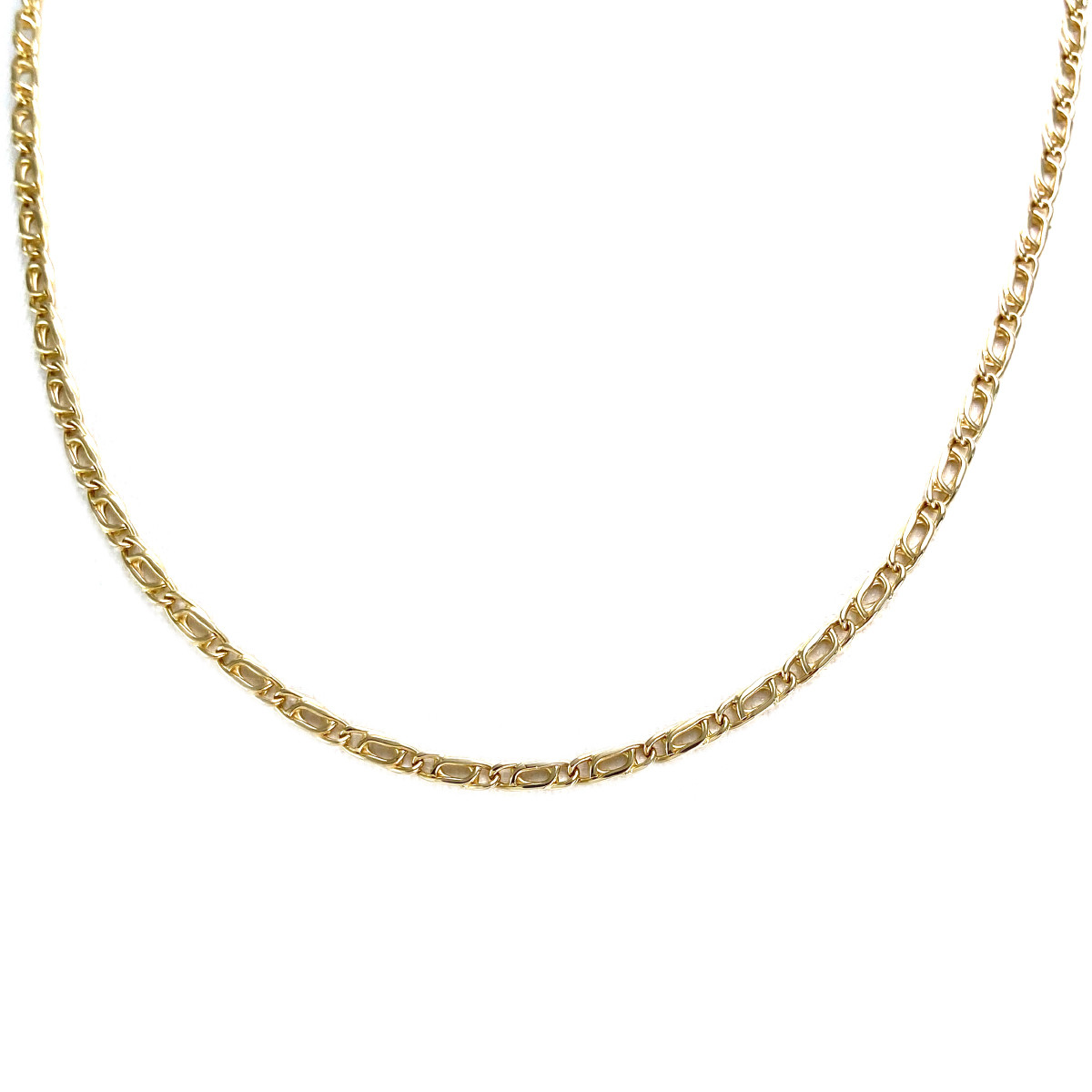 Chaîne d'occasion or 750 jaune maille fantaisie 40,5 cm