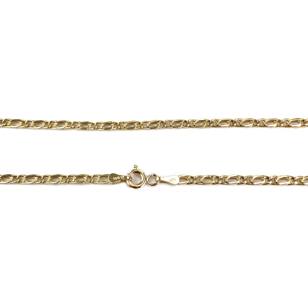 Chaîne d'occasion or 750 jaune maille fantaisie 40,5 cm - vue 3