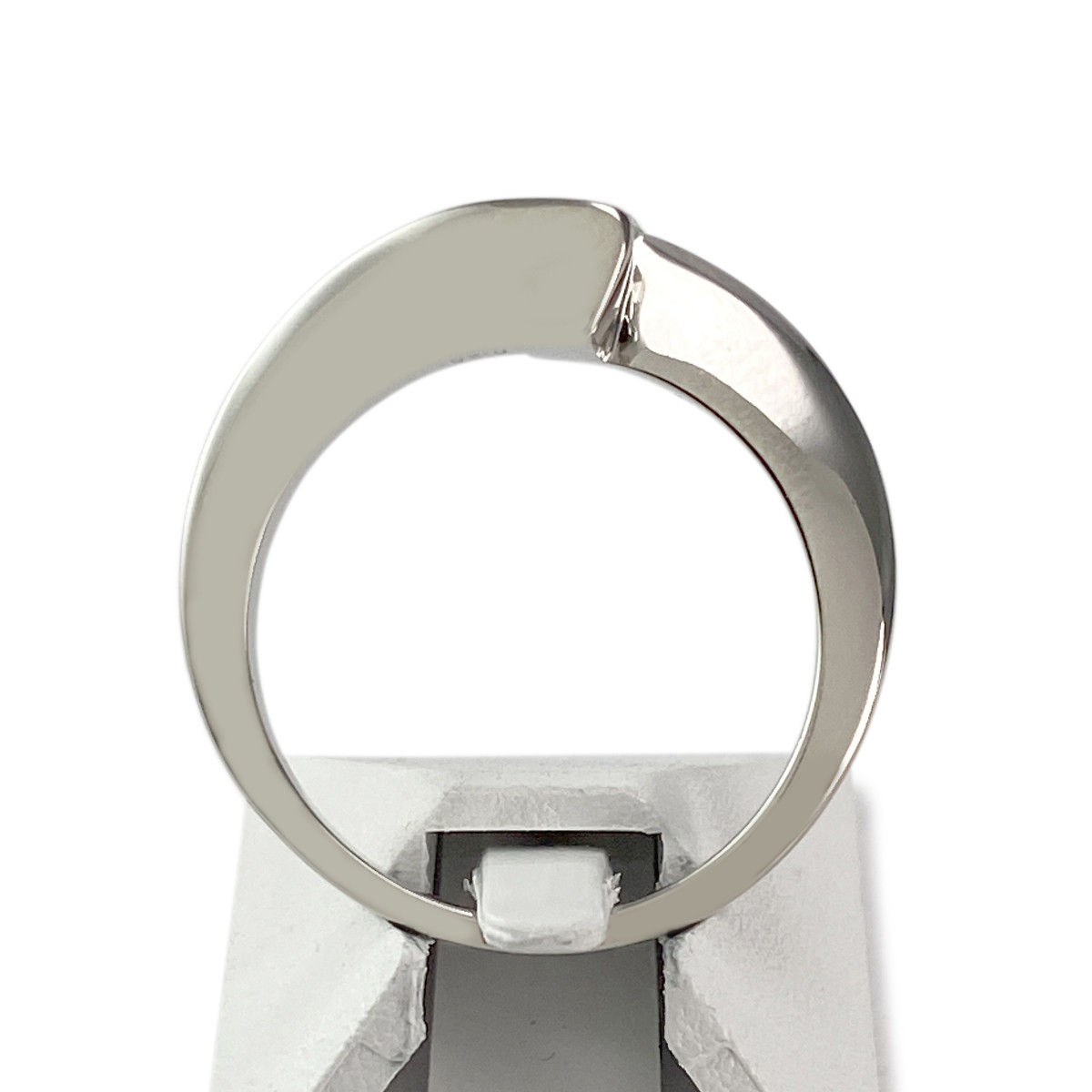 Solitaire Garel d'occasion or 750 blanc diamant - vue 3