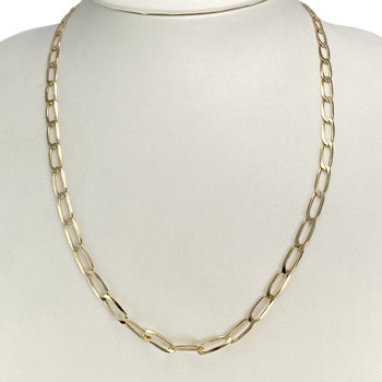 Chaîne d'occasion or 750 jaune maille cheval 51,5 cm