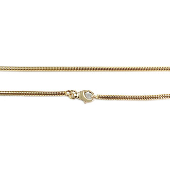 Chaîne d'occasion or 750 jaune maille serpent 45,5 cm