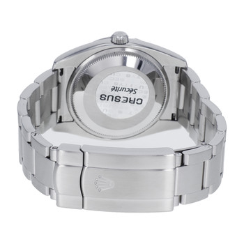 Montre d'occasion ROLEX Air King mixte mouvement automatique certifié (cosc) bracelet acier