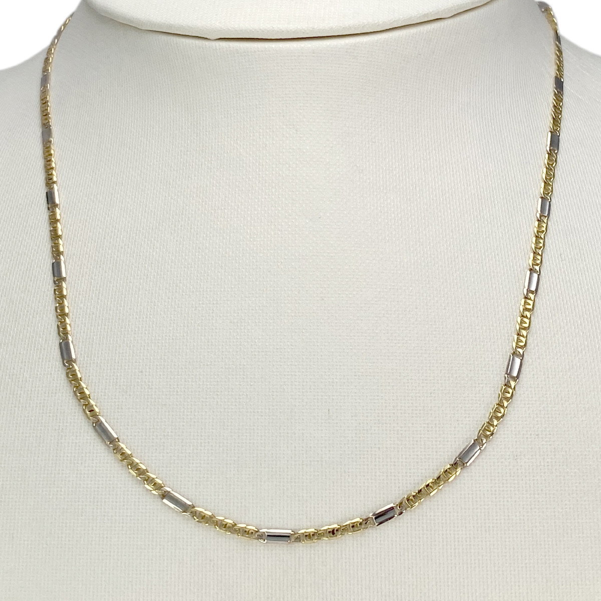 Chaïne d'occasion 2 ors 750 maille fantaisie 42,5 cm - vue 2