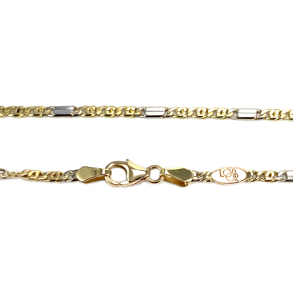 Chaïne d'occasion 2 ors 750 maille fantaisie 42,5 cm - vue 3