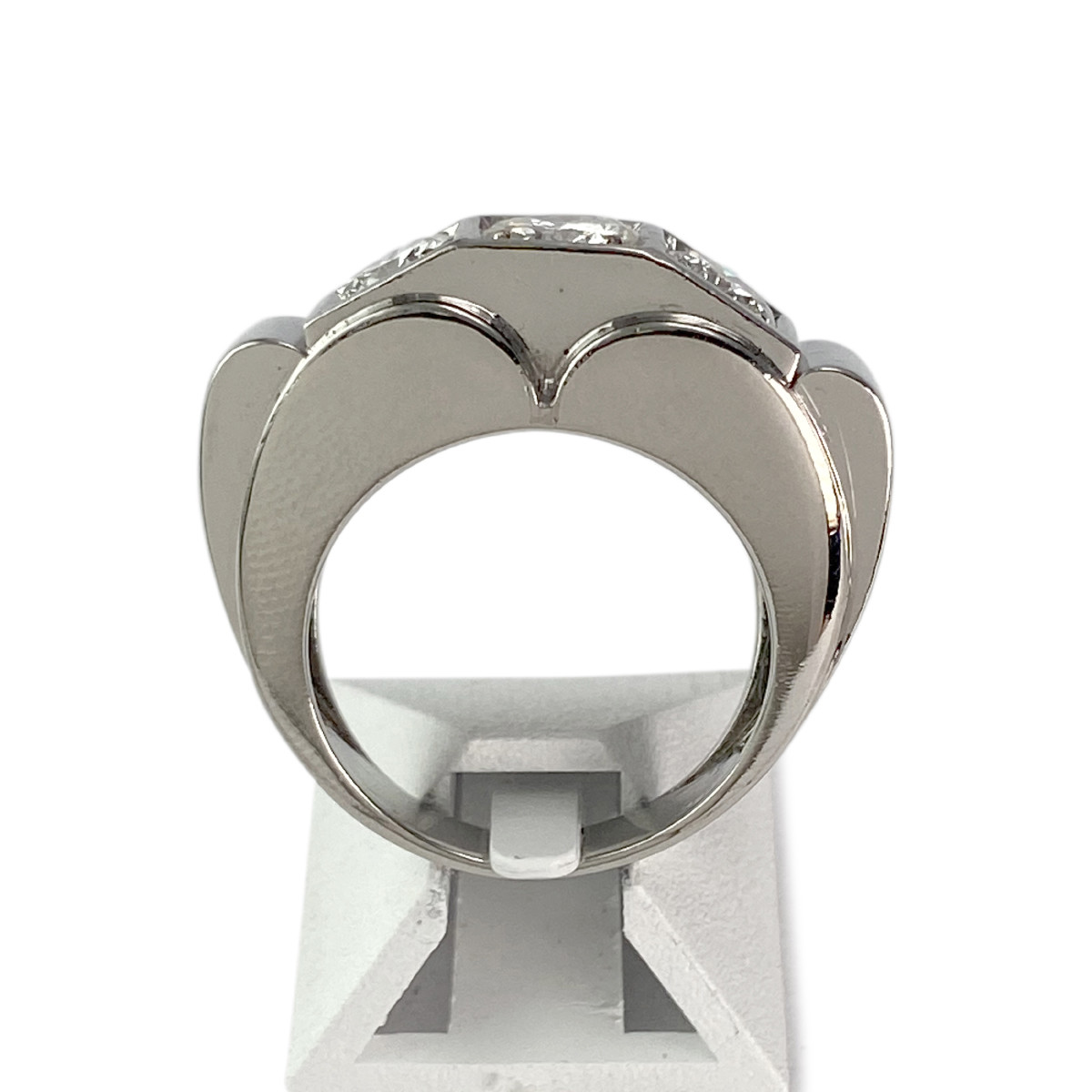 Bague d'occasion platine 950 diamants - vue 3