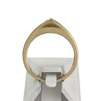 Solitaire second hand gold 750 yellow diamond