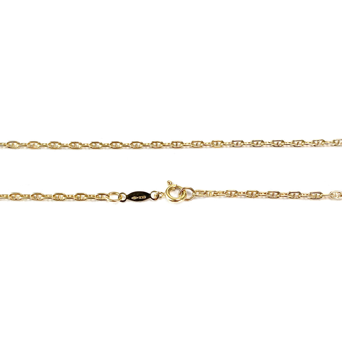 Chaîne d'occasion or 750 jaune maille marine 60,5 cm - vue 3