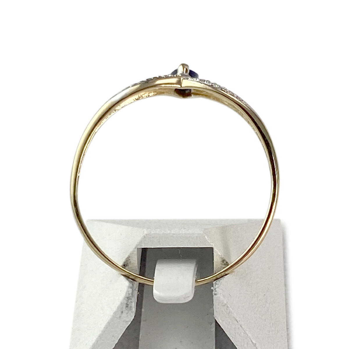 Bague d'occasion or 750 2 tons saphir - vue 3