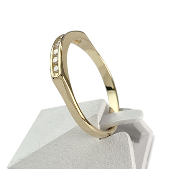 Bague d'occasion or 750 jaune diamants