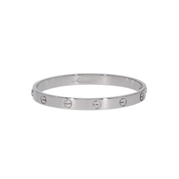 Bracelet d'occasion CARTIER Love mixte or blanc 750/1000