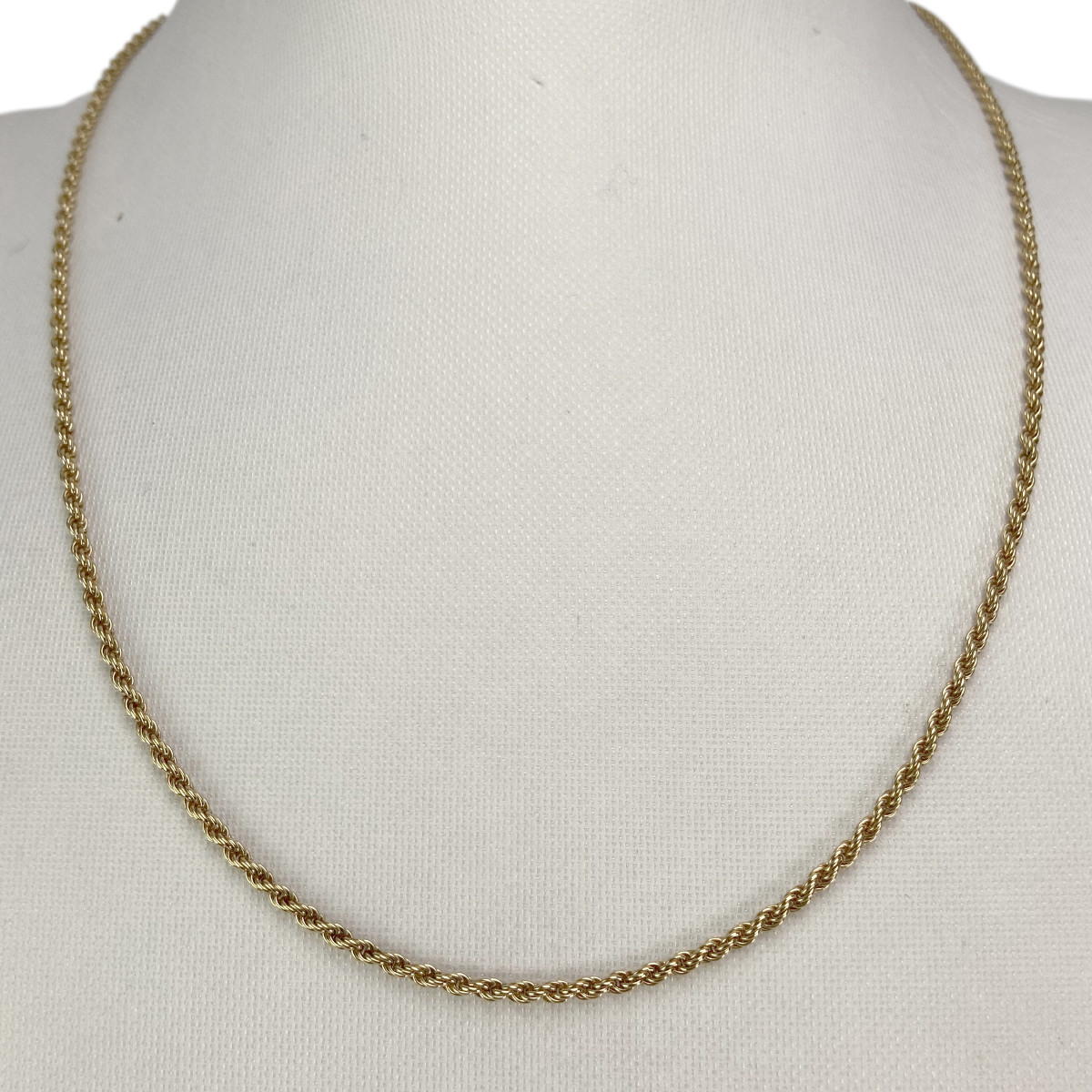 Collier d'occasion or 750 jaune torsadée - vue 2