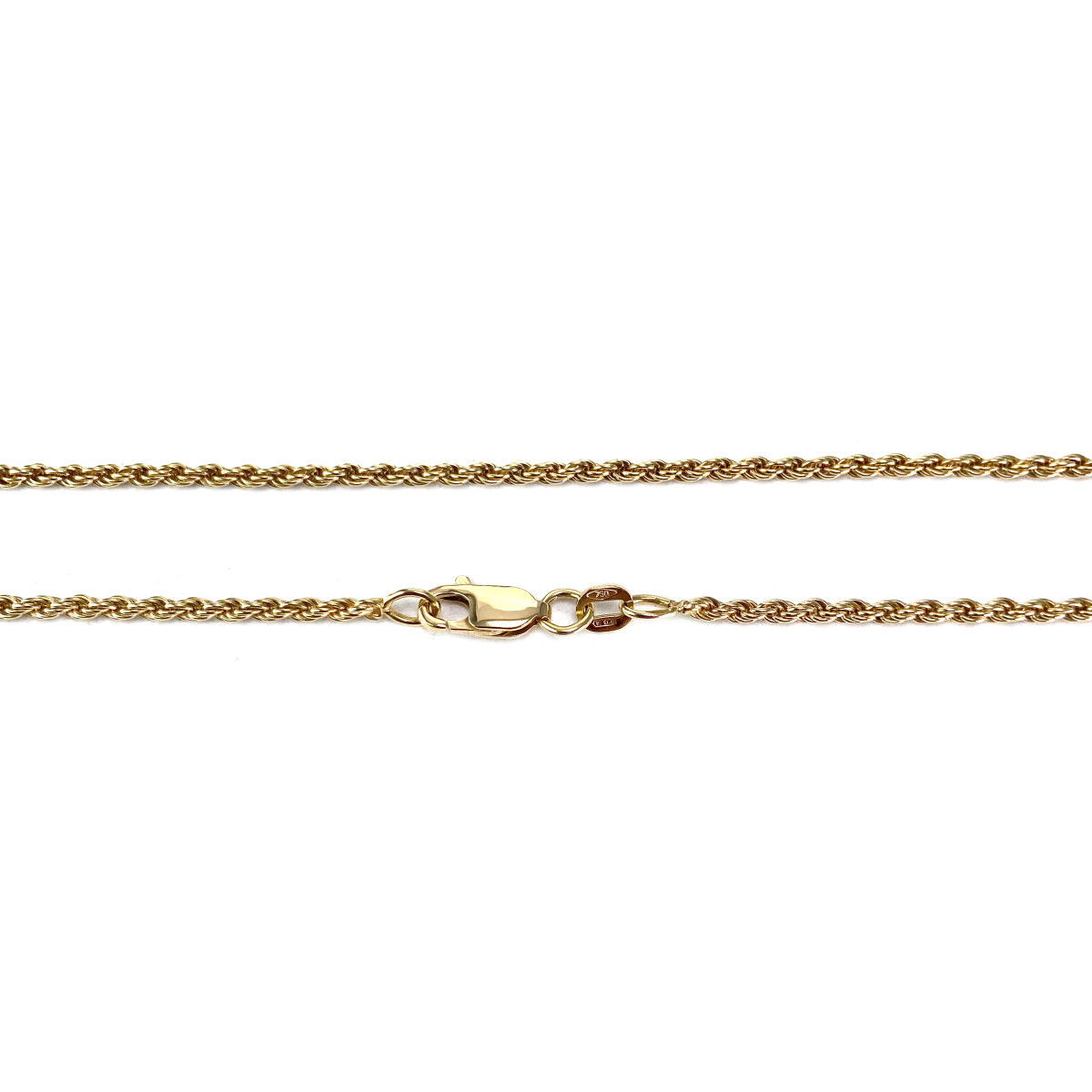 Collier d'occasion or 750 jaune torsadée - vue 3
