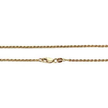 Collier d'occasion or 750 jaune torsadée