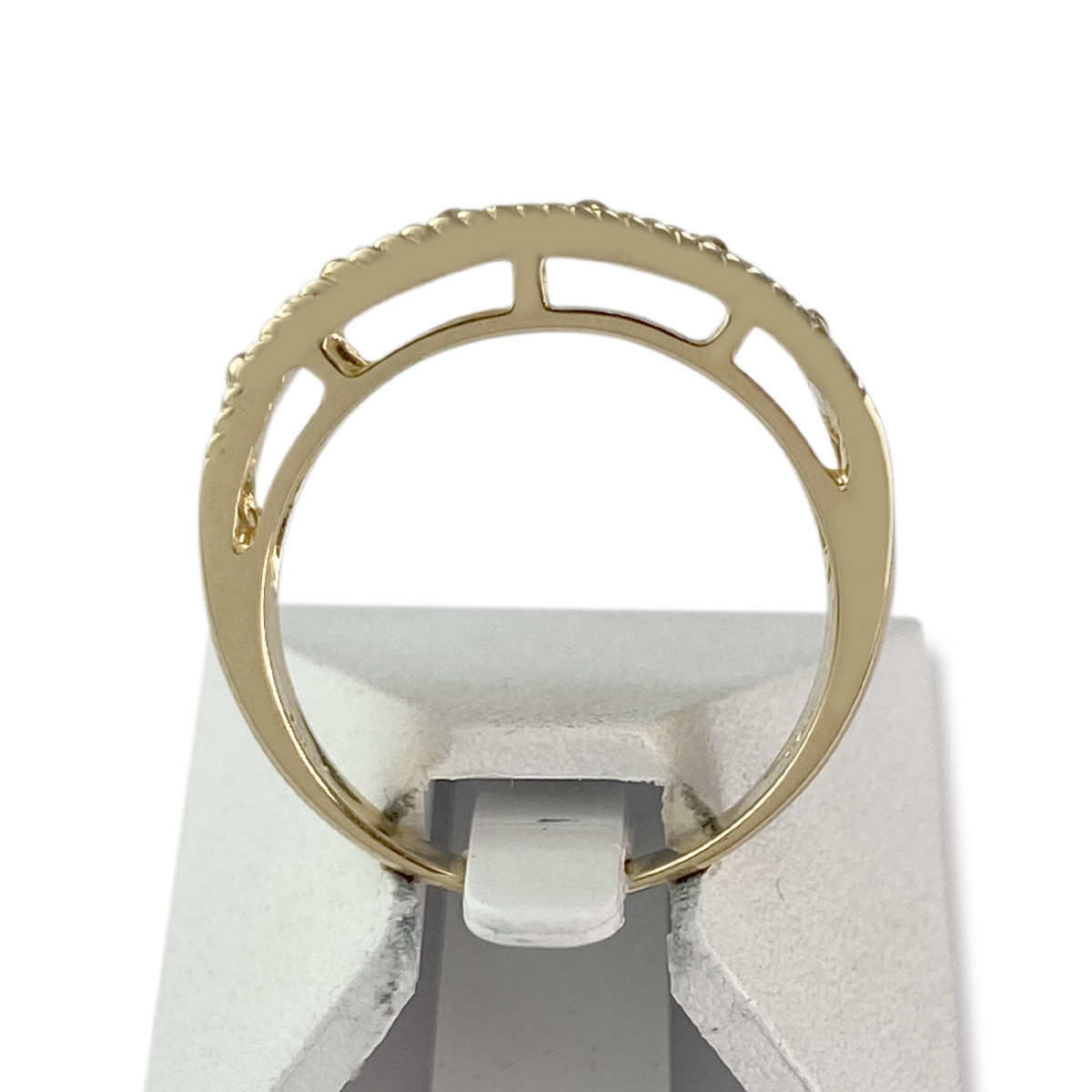 Bague d'occasion or 750 jaune diamant - vue 3