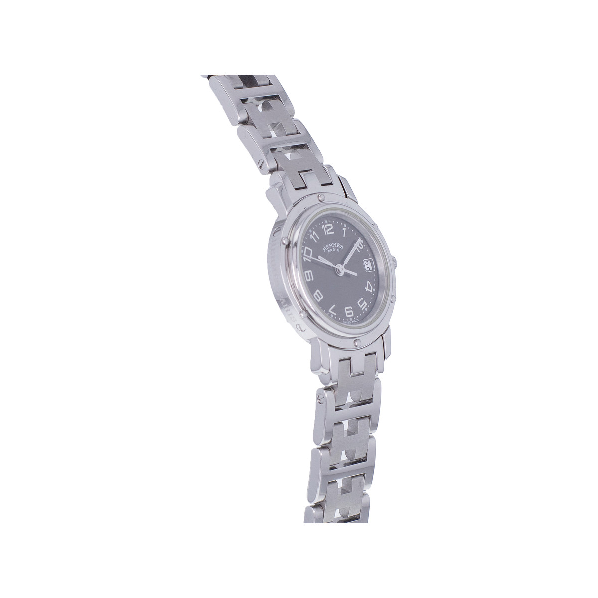 HERMES Clipper dameshorloge quartz roestvrij stalen armband - bekijk 2