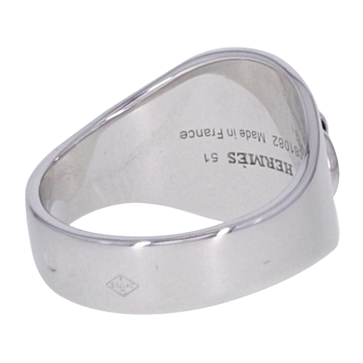 Bague d'occasion HERMES Bandeau femme argent 925/1000 - vue 3