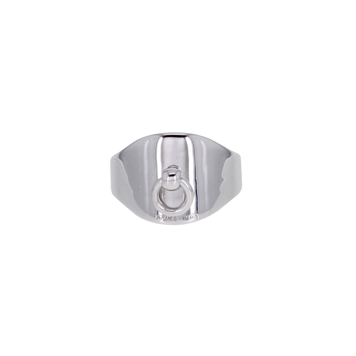 Bague d'occasion HERMES Bandeau femme argent 925/1000 - vue D1