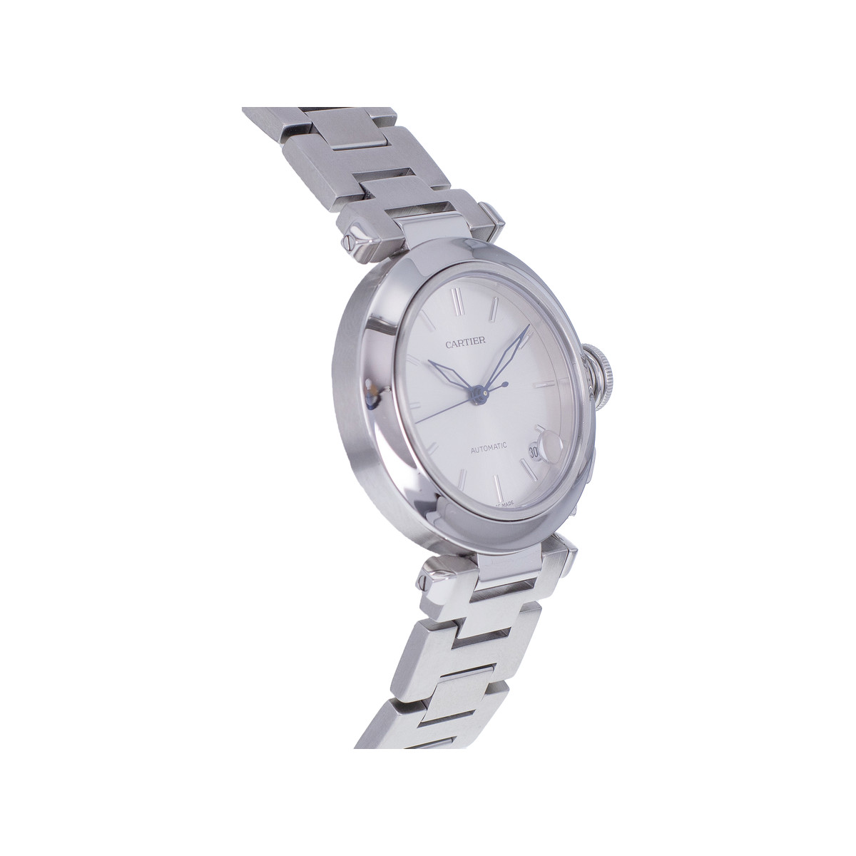 Second hand watch CARTIER Pasha woman automatic steel bracelet - view 2