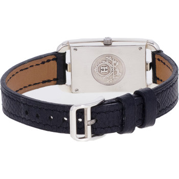 Montre d'occasion HERMES Cape Cod femme quartz bracelet cuir d'origine