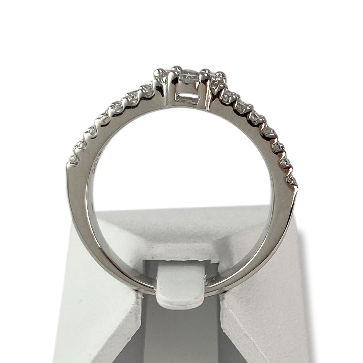 Bague d'occasion or 750 blanc diamant diamant - vue 3