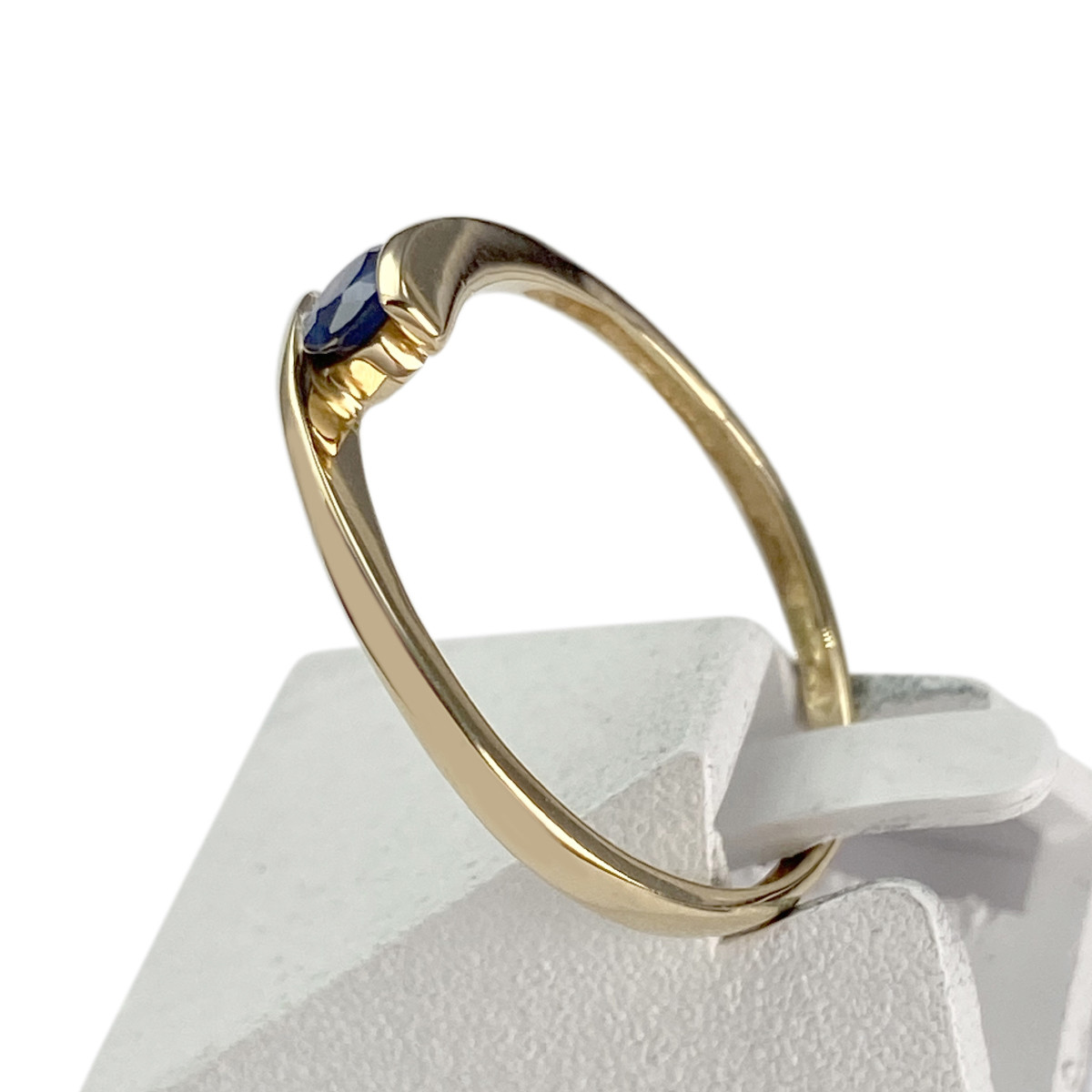 Bague d'occasion or 750 jaune saphir - vue 2